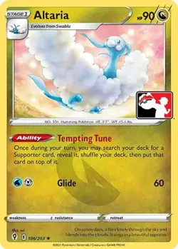 1x Altaria (#106/203) NM Eng Pokemon - Prize Pack Series - Image 1