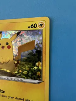 2022 Pokemon McDonald’s Pikachu 7/15 Holofoil Promo - Confetti Holo - Image 4
