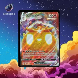 Carte Pokemon Pyrobut Vmax 045/264 EB08 Epee & Bouclier Poing de Fusion FR Neuve - Image 1