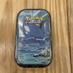Pokemon TCG 2021 Shining Fates Kyogre Art Mini Tin Factory Sealed. 2 Boosters - Image 1