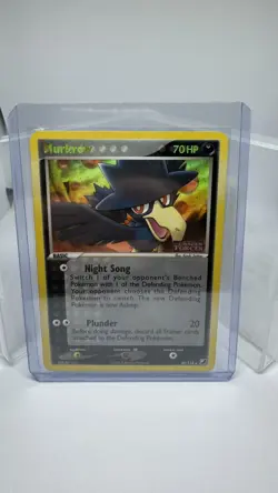Murkrow 30/115 EX Unseen Forces Reverse Holo Stamped 2005 Pokemon Rare LP - Image 1