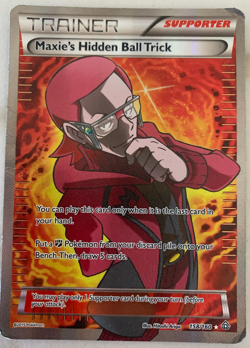 Pokemon TCG Maxie's Hidden Ball Trick Primal Clash 158/160 Holo Full Art... - Image 1