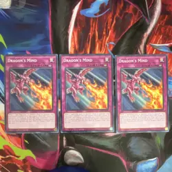 Yu-Gi-Oh! TCG Dragon's Mind 1st Edition Trap 3 Card Lot - Konami - English - Image 1