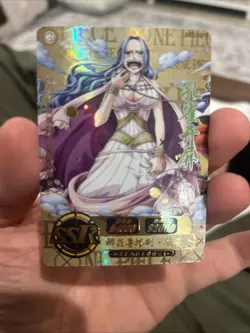One Piece Card Nefertari Vivi Nefeltari SSR Holo Gold Foil HZ01075 NM Anime TCG - Image 1