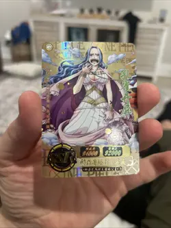 One Piece Card Nefertari Vivi Nefeltari SSR Holo Gold Foil HZ01075 NM Anime TCG - Image 2