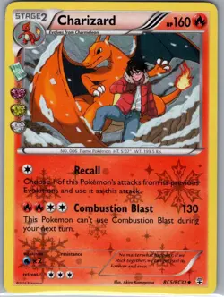Charizard RC5/RC32 Holo Generations: Radiant Collection - Pokemon Card - LP - Image 1