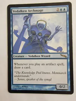 Vedalken Archmage MTG Mirrodin Regular Magic the Gathering - Image 1