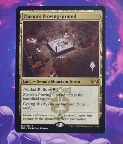 Ziatora's Proving Ground #261 Streets of New Capenna *Promo* Regular NM MTG - Image 1
