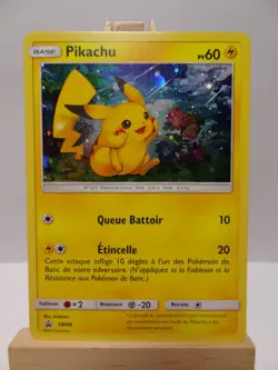 Carte Pokemon " Pikachu " Promo - Holo - SM86 - Soleil & Lune - LP - FR - Image 1
