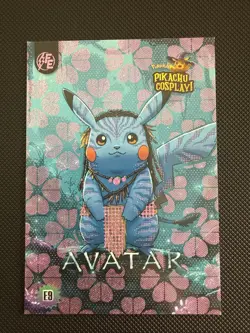 Avatar (Pikachu) #E9 - Pink Holo Box Hit Electric Pikachu Cosplay - Pokemon - Image 1