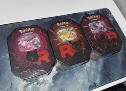 Pokemon TCG: Team Rocket Tin Destined Rivals - Set of 3 - Brand New & Sealed ✅ - Image 2