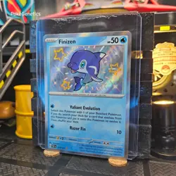 Finizen Shiny Paldean Fates Ultra Rare Pokemon TCG123/091 Scarlet & Violet - Image 2