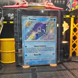 Finizen Shiny Paldean Fates Ultra Rare Pokemon TCG123/091 Scarlet & Violet - Image 3
