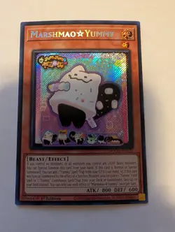 Marshmao Yummy DOOD-EN024 Secret Rare 1st Edition NM Yugioh - Image 3