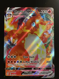 Pokemon Darkness Ablaze Charizard Vmax 020/189 Full Art Holo Rare Card - Image 1