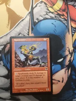 Magic The Gathering ONSLAUGHT SPARKSMITH red card MTG - Image 2