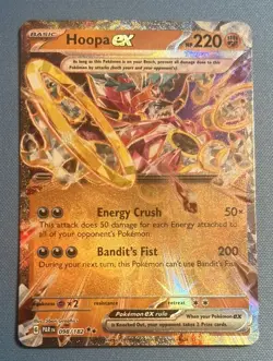 Hoopa ex 098/182 Paradox Rift Double Rare HOLO Pokemon Card - Image 1