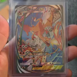 Pokemon TCG Charizard ex Foil EX Fire Type Stage 2 180 HP Card - Image 1