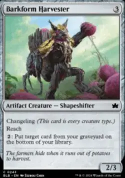 Barkform Harvester Bloomburrow (BLB) 243 MTG Foil - Image 1