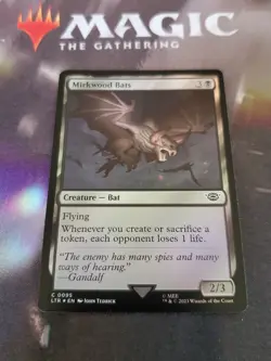 Mtg. Mirkwood Bats. Foil. Lord of the Rings. Pack Fresh - Image 1