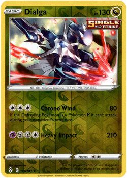 Dialga 112/203 Reverse Holo | Evolving Skies | Pokemon Card - Image 1