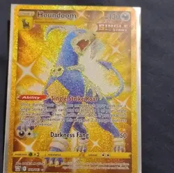 Pokemon Houndoom Single Strike Secret Rare Holo 179/163 Battle Styles - Image 1