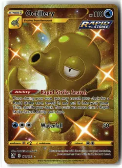 Octillery ⭐ 178/163 Holo Secret Rare Battle Styles 2021 Pokemon NM - Image 1