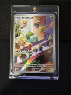 Pokemon Bulbasaur Illustration Rare Full Art - 143/142 Stellar Crown - Image 1