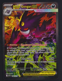 Pokemon TCG Mega Gengar ex 284/217 Special Illustration Rare Ascended Heroes EN - Image 1