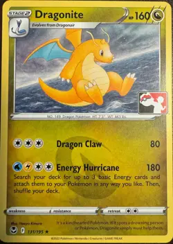 1x Dragonite (#131/195) NM Eng Pokemon - Prize Pack Series - Image 1