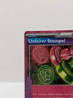 Pokemon Karte | Unfairer Stempel 165/167 | Maskerade im Zwielicht | Deutsch | NM - Image 2