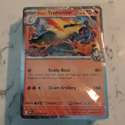 Pokemon TCG Ethan's Typhlosion Destined Rivals - SEALED Pre release Deck - Image 1