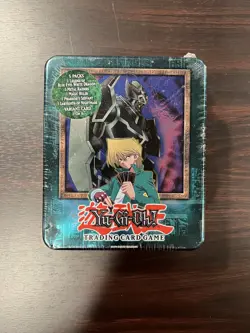 Yugioh 2003 Gearfried the Iron Knight Collectors Tin Factory Sealed - Image 1