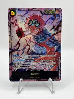 One Piece CCG Koby OP11-119 Alt Art SEC - English - NM - Image 1