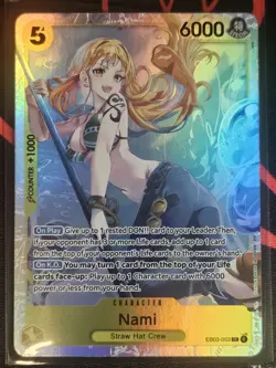 Nami EB03-053 Heroines Edition SR One Piece TCG Extra Booster English - Image 1