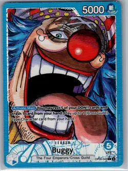 Buggy (Alt Art) OP09-042 English Emperors in the New World - One Piece Card - NM - Image 1