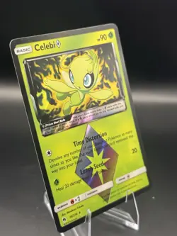 Pokemon Card Celebi 19/214 Lost Thunder Prism Rare Holo NM - Image 2