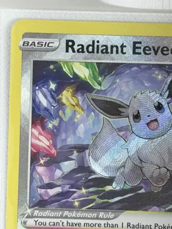 Pokemon Radiant Eevee Promo Pokemon GO SWSH230 Nintendo 2022 90 HP 50 ATK Card - Image 3