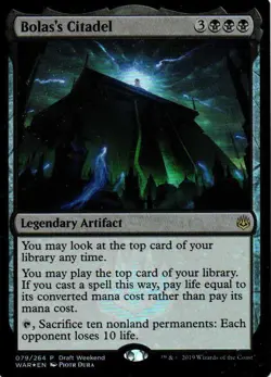 MTG: Launch Party & Release Event Promos: Foil Bolas's Citadel: LP Condition - Image 1