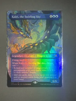 MTG - Kairi, the Swirling Sky - Borderless FOIL - Kamigawa: Neon Dynasty - Image 1
