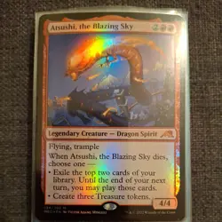 Atsushi, the Blazing Sky-Kamigawa: Neon Dynasty-Foil-134-NM - Image 1