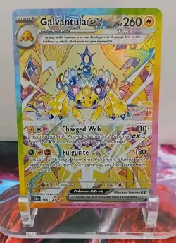 Galvantula ex 168/142 Stellar Crown Holo Pokemon SIR NEAR MINT - Image 1