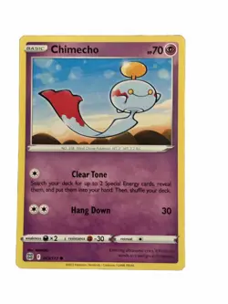 New: 2022 Pokemon TCG Chimecho Sword & Shield Brilliant Stars 063 Regular Common - Image 1