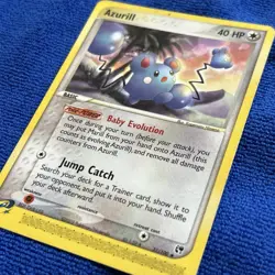 Pokemon TCG Azurill EX Sandstorm 31/100 Regular Non Holo 2003 -MP - Image 2
