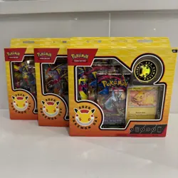 (3x) Pokemon Day 2026 30th Anniversary Collection Sets Sealed ALL HAVE SWIRLS!! - Image 1