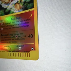 Pokemon Entei Reverse Holo Rare 70 HP Aquapolis 010/147 2002 English TCG Card - Image 4