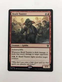Brash Taunter MTG Magic the Gathering Card NM Near Mint MKC - Image 1