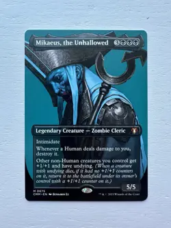 MTG Mikaeus, the Unhallowed (Borderless) Commander Masters #675 NM - Image 1