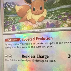 Pokemon Eevee 074/131 Sv: Prismatic Evolutions Master Ball Holo - Image 3