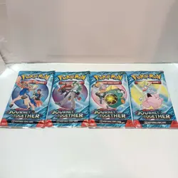 Pokemon Scarlet & Violet Journey Together Art Set Of 4 Sealed - Image 1